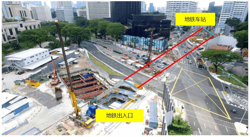 新加坡T221地鐵出入口項(xiàng)目